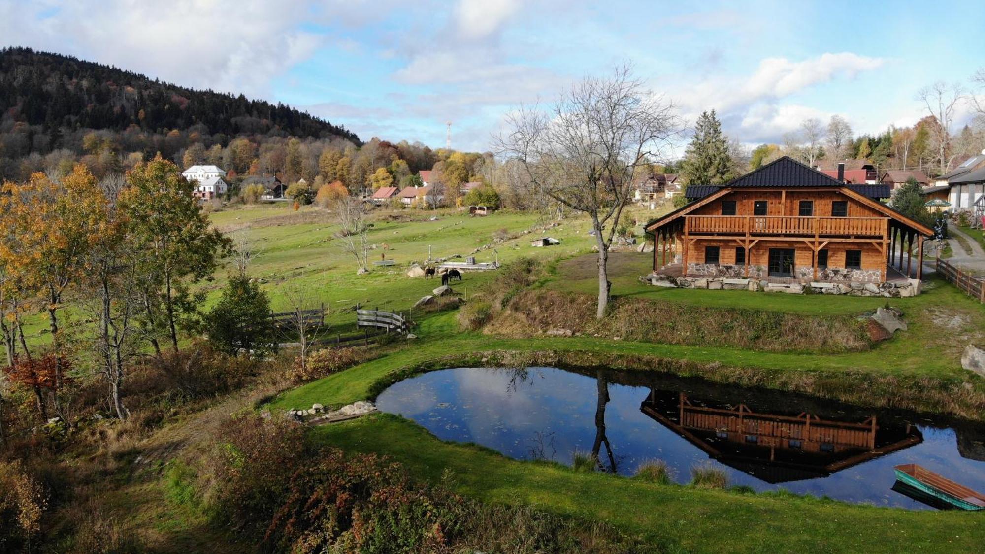Penzion Farma Zleby Ceske Zleby Exteriör bild