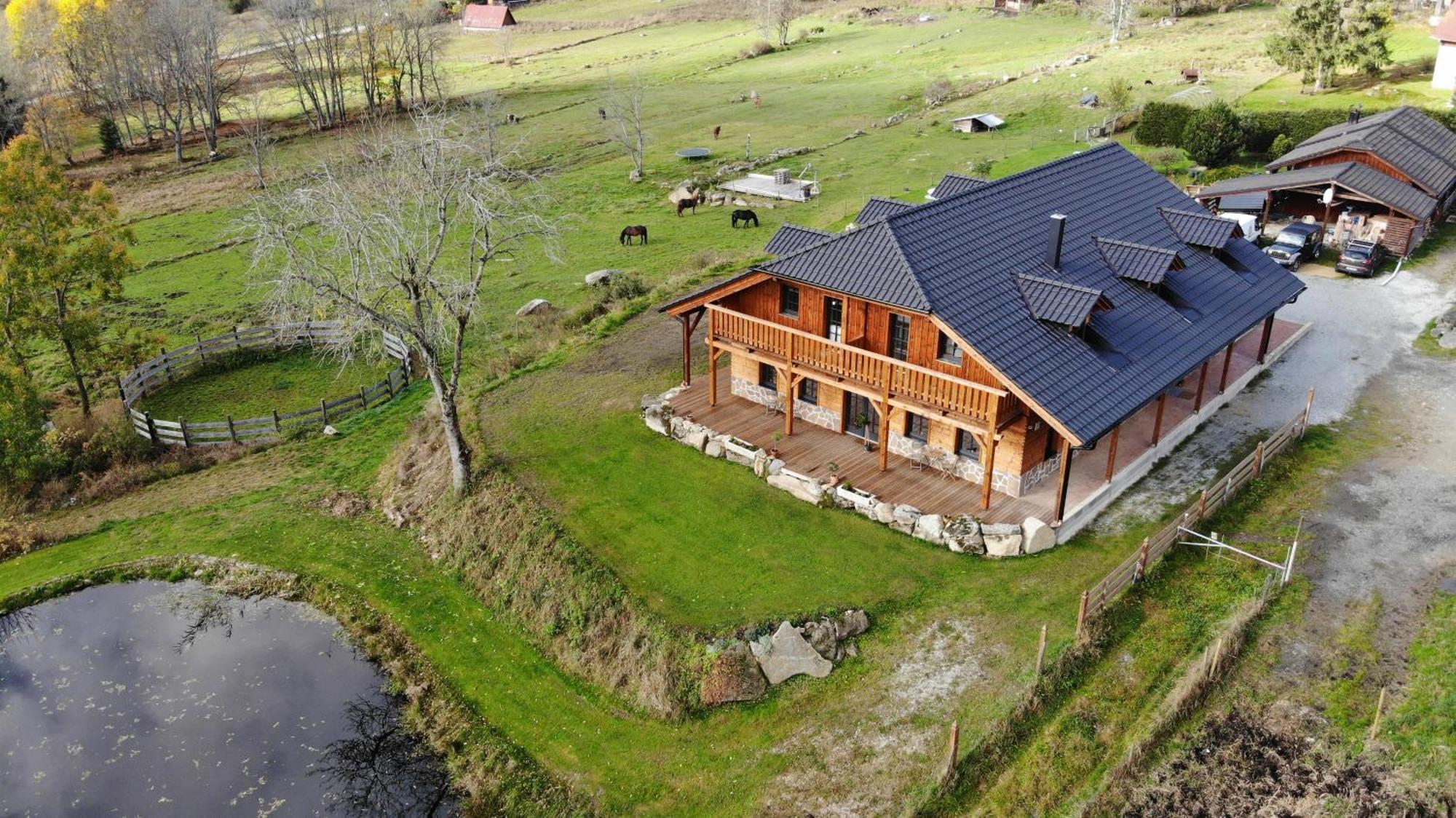 Penzion Farma Zleby Ceske Zleby Exteriör bild